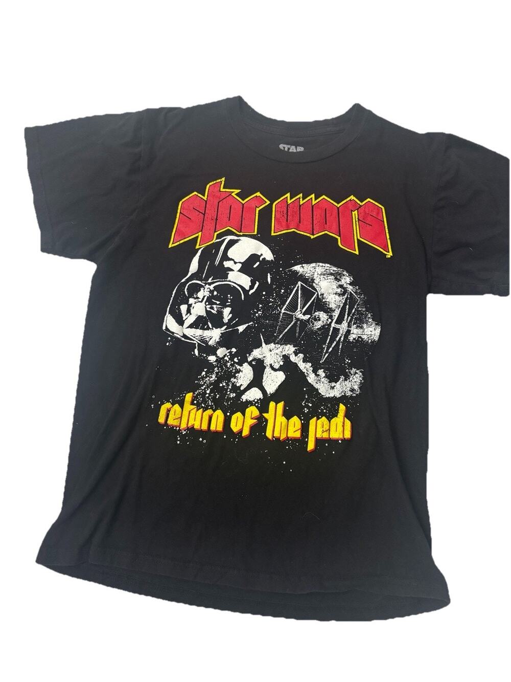 STAR WARS RETURN OF THE JEDI HEAVY METAL TOUR GRAPHIC TEE S